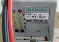 Siemens simadyn sb70 6DD1681-0AG2  Edition Block Binary Output Module Top  SIMATIC TD8 BO DC/AC m