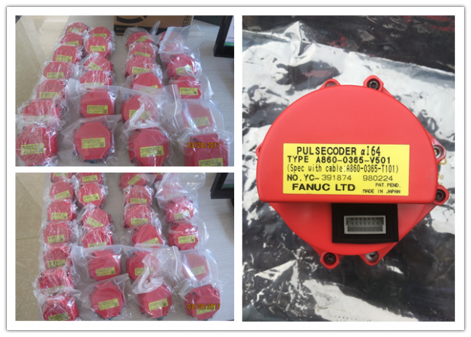 GE ファナックのサーボ モーターは脈拍のエンコーダーA860 2020 T301/A860 2014 T301を分けます 0