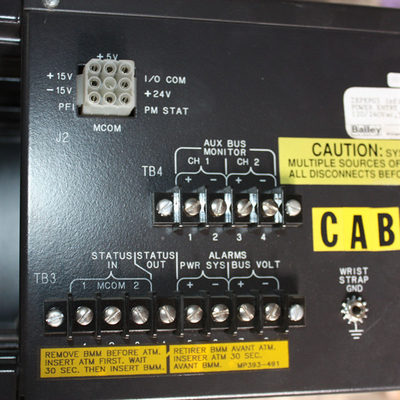 ABB IEPEP03 Power Entry Panel 120 - 240 Vac With AC Transfer Module / Bus Monitoring