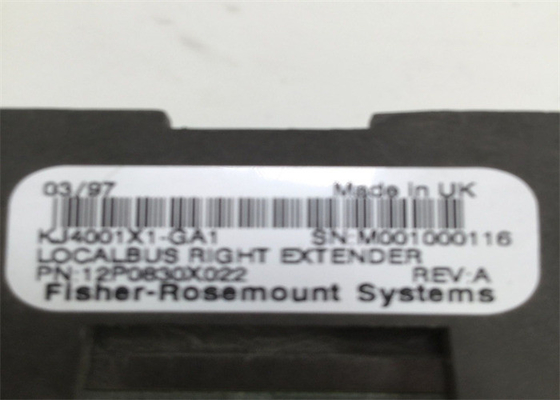 Emerson DeltaV ローカル KJ4001X1-GA1 12P0830X022 バス右エクステンダー ケーブル