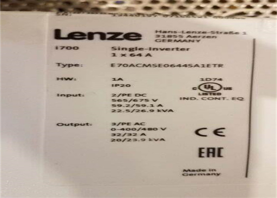 Lenze E70ACMSE0644SA1ETR SERVO-INVERTER I700 標準環境