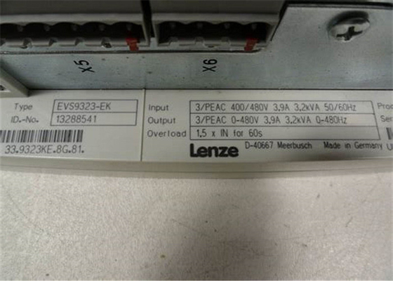 Lenze EVS9323-EK サーボ コントローラー 9300 シリーズ 400/480 VAC 1.5 KW (2 HP) サーボ カム プロファイラー
