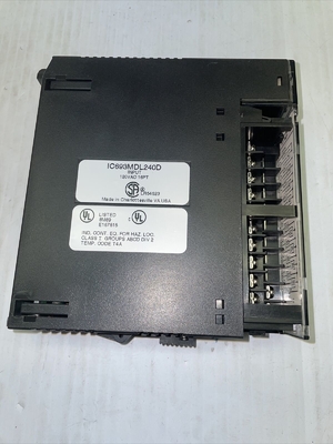 GE FANUC SERIES 90-30 SUPPLY デジタル I/O モジュール 120 ボルト AC IC693MDL240