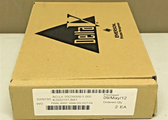 エマーソン Kj3221x1-Ba1 Ve4005s2b1 新しいデルタフ アナログ出力カード