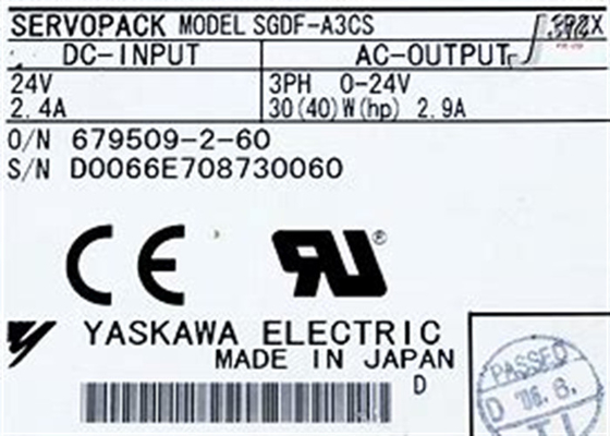 Yaskawa Industrial Servo Drives SGDF-A3CS New In Original Box