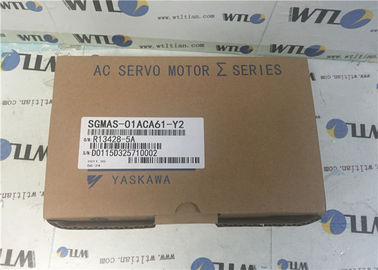 Straight Shaft End  Cnc Servo Motor , Compact Servo Motor SGMAS-01ACA61-Y2