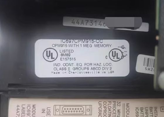 GE Fanuc IC697CPM915 中央処理装置 64mhz 32ビット フローティングシリーズ 90-70