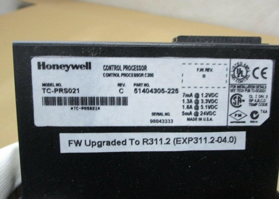 ハネウェル社TC-PRS021の制御プロセッサモジュールのExperion C200 PLC DCSの送信機のトランスデューサー
