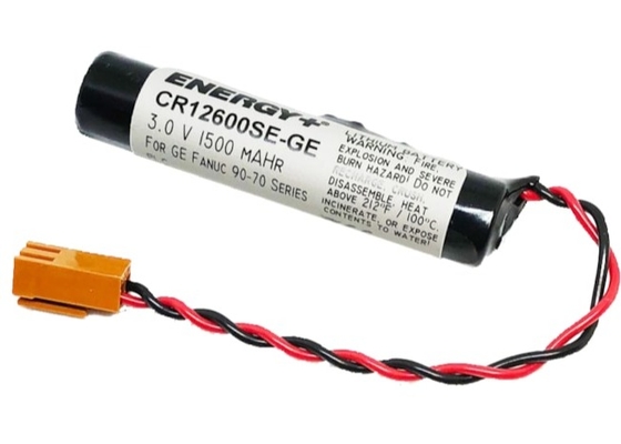 IC697ACC701 GE リチウム電池 3VDC 1.4Ah コネクタ PLC 円筒形