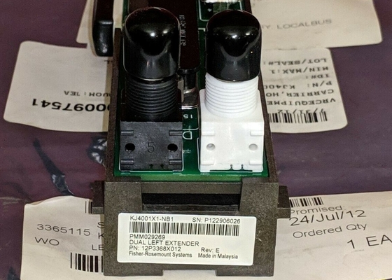 エマーソンKJ4001X1-NB1ケーブルのエクステンダーの二重左のエクステンダー8 Amp 12.6 VDC Localbus