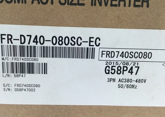 三?? FR-D740-080SC-EC 400 V 電源 3 段階 3.7 KW 5 HP 8.0 AMP ヨーロッパ版