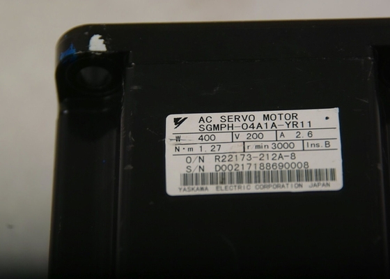 SGMPH-04A1A-YR11 安川サーボモータ プログラマブルロジック制御 400W 200V 3000r/分