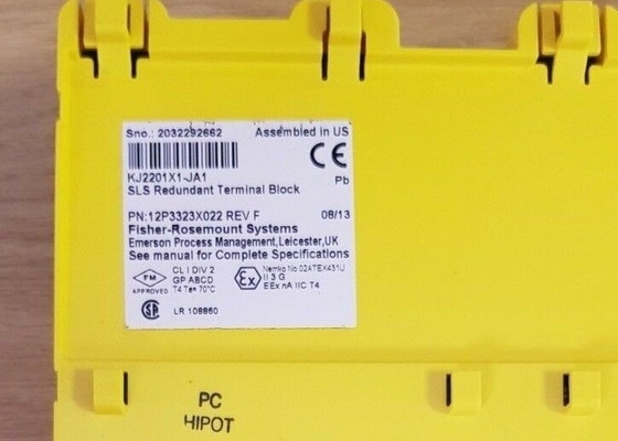 EMERSON Kj2201x1-Ja1 12p3323x022 ターミナルブロック 30 MA チャンネルあたり
