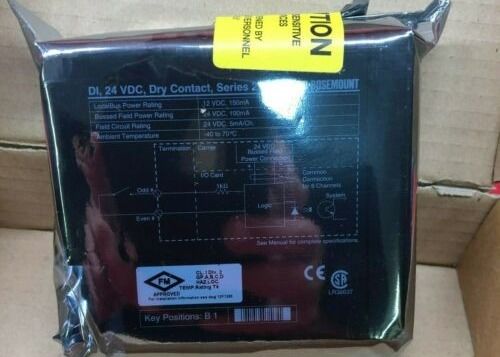 エマーソンニュー VE4001S2T2B2 モーターDIカード 8CH 120VAC 孤立システム