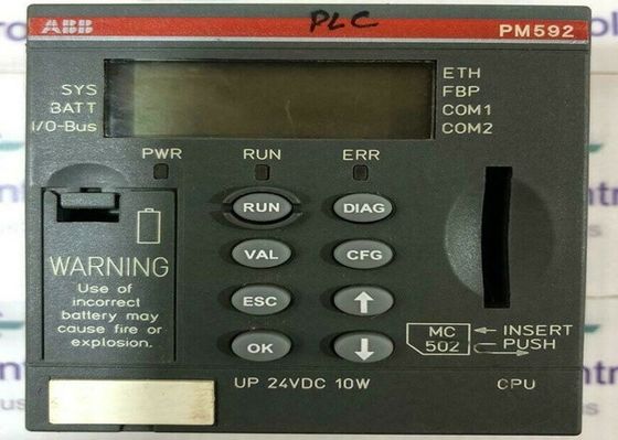 PM592-ETH 1SAP150200R0271 AC500 PLCのプログラム可能な論理のコントローラー4MBのイーサネット