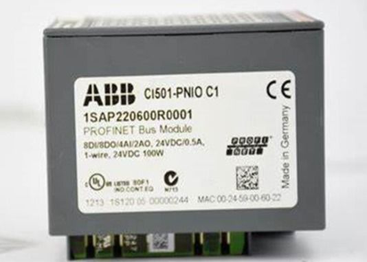 CI501-PNIO 1SAP220600R0001 S500バス モジュール8DI 8DO 4AI PLCのトランジスター