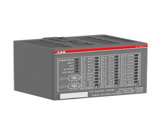 CI511-ETHCAT 1SAP220900R0001 PLC S500バス モジュール8DI 8DO 4AI 2AO 24VDC