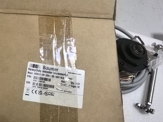 HOG10 DN 1024 I SR 20H7 Baumer 20mm シャフト、IP66 等級、過酷な環境における湿気対策