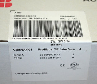ABB S800入力/出力モジュールCI854AK01のインタフェース・モジュールPROFIBUS J 3BSE030220R1 （CI854A+TP854）