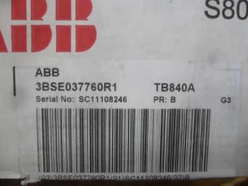 新しいデジタル モジュールABB 3BSE037760R1 TB840A Modulebusの集りの変復調装置S800入力/出力、PR:B