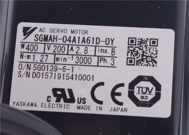 Yaskawa SGMAHシグマII SGMAH-04A1A61D-OY ACサーボ モーターEシリーズ3段階1.27N.m