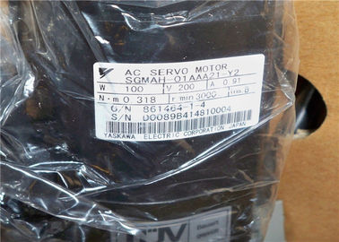 Yaskawaの電気3000rpm産業サーボ モーター100W ACサーボ モーターSGMAH-01AAA21-Y2