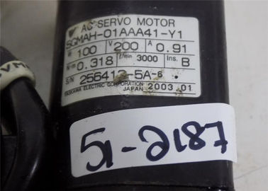 YASKAWA SGMAHシグマII 0.91A 100W ACサーボ モーター3000RMP SGMAH-01AAA41-Y1
