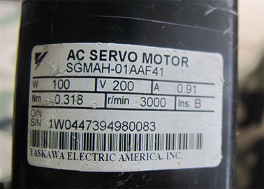 産業サーボ モーターYaskawa電気100w ACサーボ モーター200v 3000RPM SGMAH-01AAF41