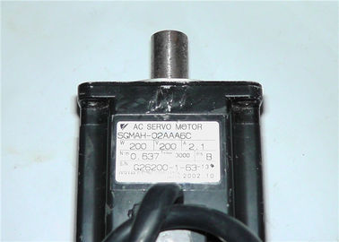 産業サーボ モーターInsB YASKAWAのサーボ モーターW200 V100 R.min3000 SGMAH-02AAA6C
