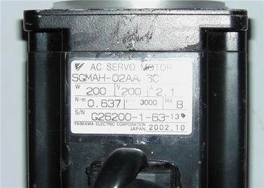 産業サーボ モーターInsB YASKAWAのサーボ モーターW200 V100 R.min3000 SGMAH-02AAA6C