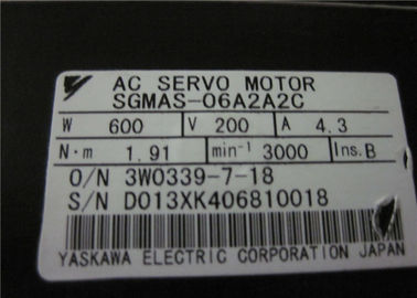 New 600W  YASKAWA AC Servo Motor  200V  4.3A SGMAS-06A2A2C  Industrial Servo Motor