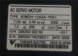 YASKAWA Electric AC Servo Motor 1150W 7.3A 200V 2000r/min SGMDH-12A2A-YRA1