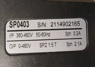 Nidec Control Techniques 1.1kW Inverter SP0404 Drive 3A 380...480V AC Three Phase