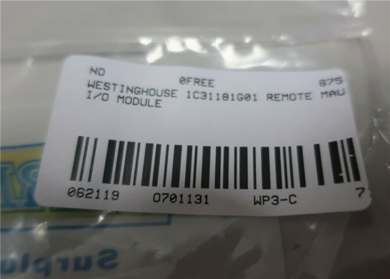 Emerson 1C31181G01 Westinghouse  PLC Input  Module  analog input output module