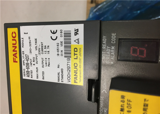 A06B-6096-H207 Fanucのサーボ アンプは2軸線12.5/18.7AMP 230V 8.5KWを運転します
