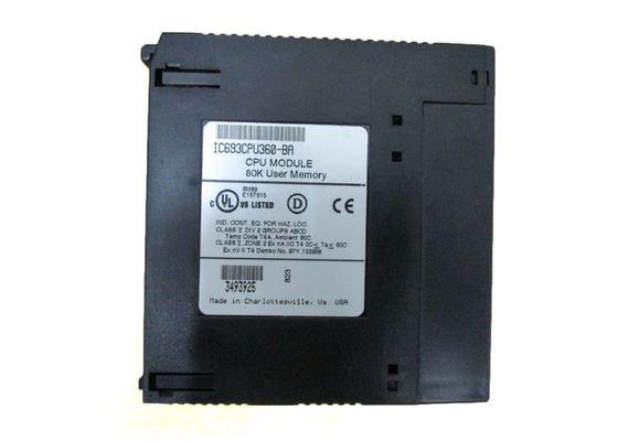 GE FANUC IC693CPU360の単一スロットCPUモジュール、シリーズ90/30のPLCシステム