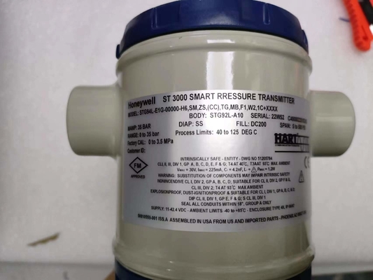 Honeywell STG94L-E1G-00000- H6,SM,ZS,(CC),TG,MB,F1,W2,1C+XXXX smart pressure transmitter