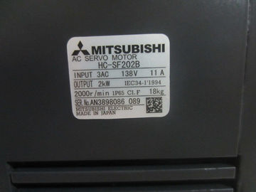 日本三菱産業ACサーボ モーターHC-SF202K-S4 2kW新しい原物