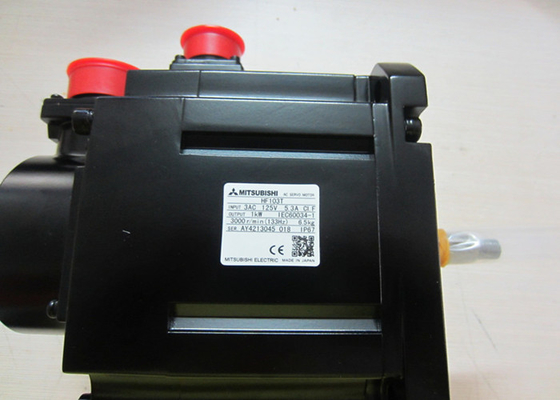 Mitsubishi Industial AC Servo motor HF103T without Encoder 1KW 3AC 125V 5.3A 3000r/min