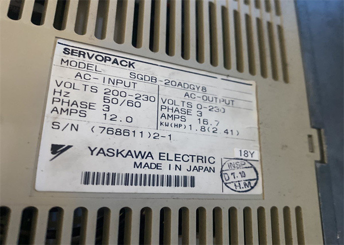 ヤスカワ 新型 AC サーボアンプ SGDB-44ADGY8 電圧 200-230V