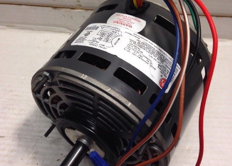 K55HXWMH-1251 1/4HPの電気送風機モーター208-230/60-1 RPM 1075/3速度の単一シャフト