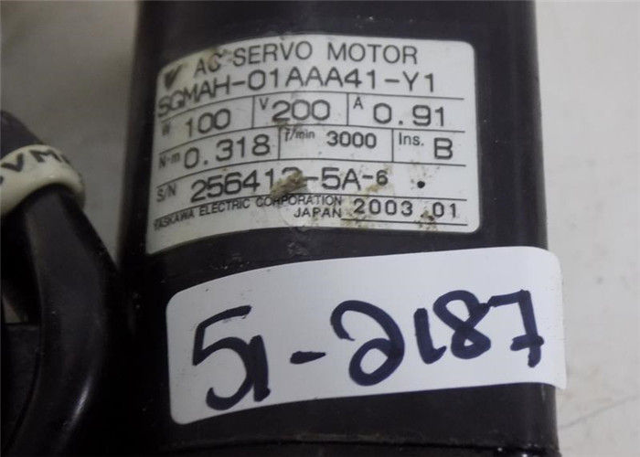 YASKAWA SGMAHシグマII 0.91A 100W ACサーボ モーター3000RMP SGMAH-01AAA41-Y1