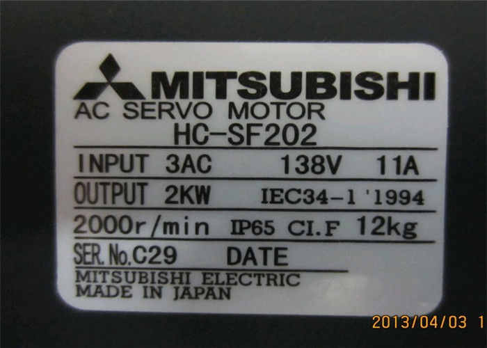 HC-SF202 2KW 三?? 工業サーボモーター HCシリーズ 200-230VAC 3相