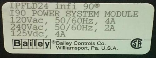 ABB IPFLD24  11.2 A, 25.5 VDC OUTPUT, 120/240 VAC, 125 VDC INPUT,new original.