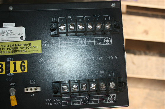 ABB IEPEP03 Power Entry Panel 120 - 240 Vac With AC Transfer Module / Bus Monitoring