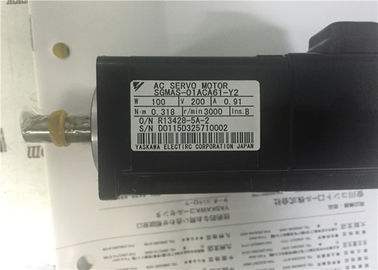 Straight Shaft End  Cnc Servo Motor , Compact Servo Motor SGMAS-01ACA61-Y2