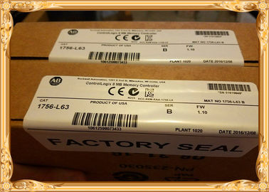 1756-L63B PLC Programmable Logic Controller , PLC Controlled Equipment CE Approval