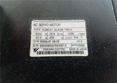Industrial Servo Motor Yaskawa Electric 4500 W 1500 RPM SERVO MOTOR SGMDH-45A2B-YR14