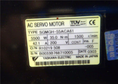 Industrial Servo Motor Yaskawa 35N.m 42.1A 200V AC Servo Motor SGMGH-55ACA41