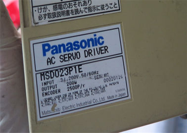 200W 200V MSD023P1E Industrial AC SERVO DRIVER 2500p/r 50/60Hz